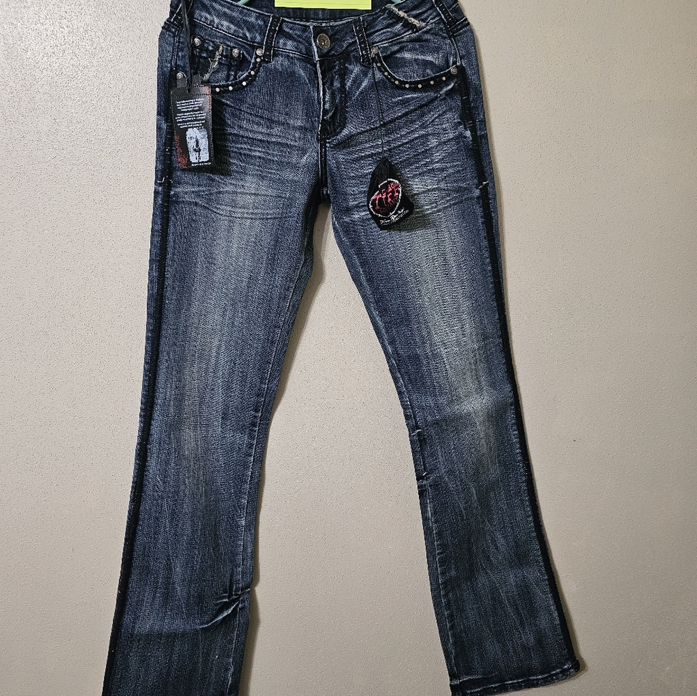 CowgirlTuff(Broncs Black)Womens NWT 28x35L